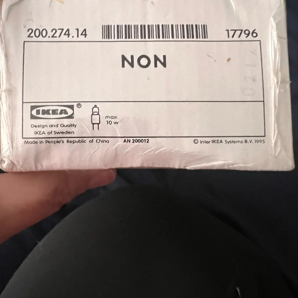 IKEA NON light fixtures.